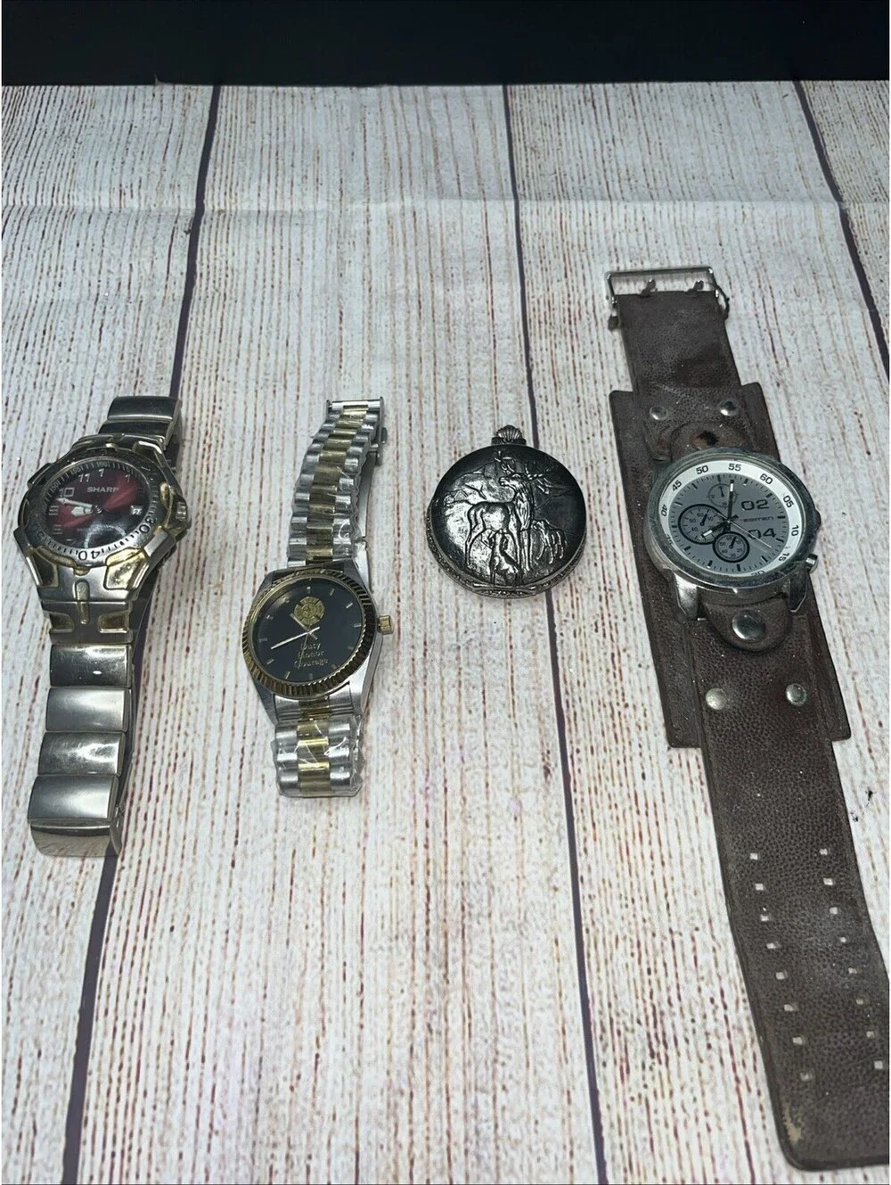Vintage Watch Lot Not Tested For Parts